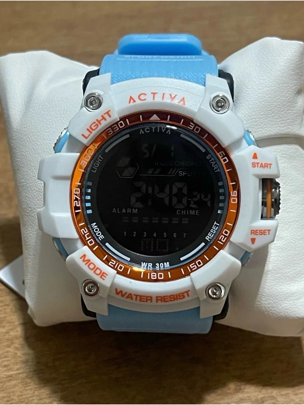 Activa X Invicta Digital Men's Watch - 56mm. Light Blue